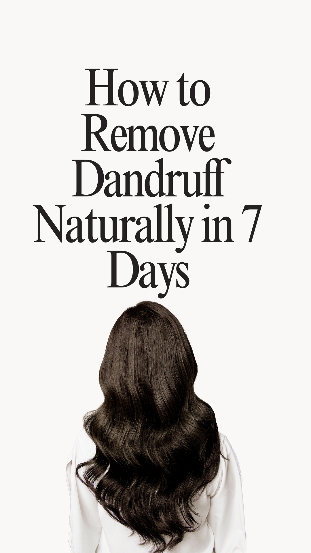Remove Dandruff Naturally