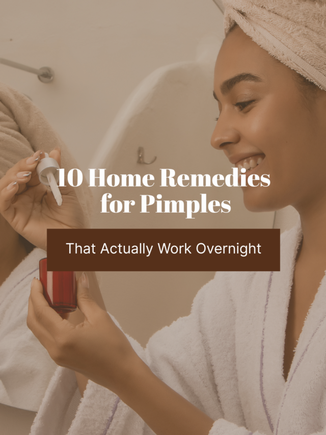 Home Remedies For Pimples That Work Overnight